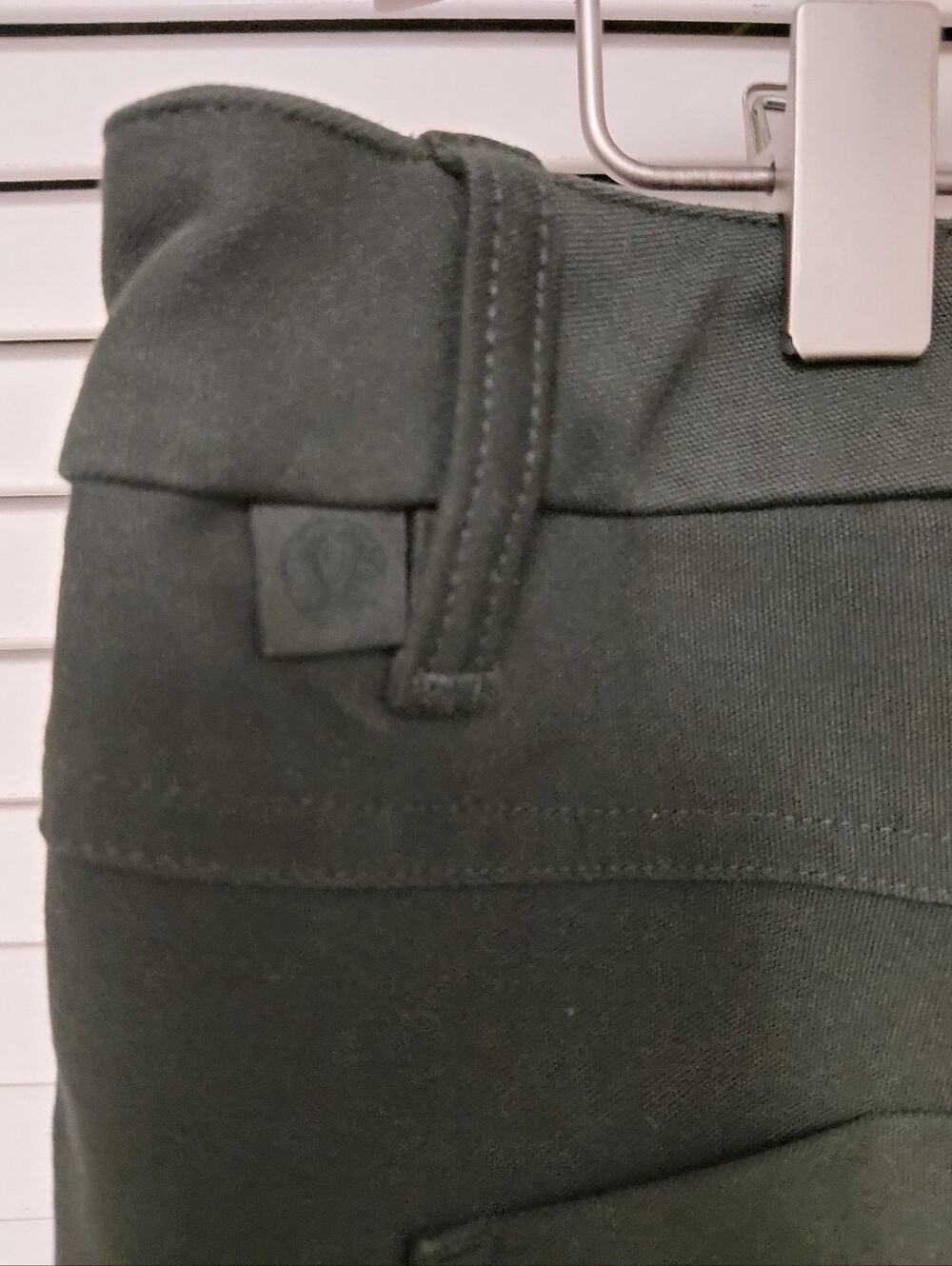 lululemon athletica Dark Green Cotton Performance Trousers - Picture 7 of 8